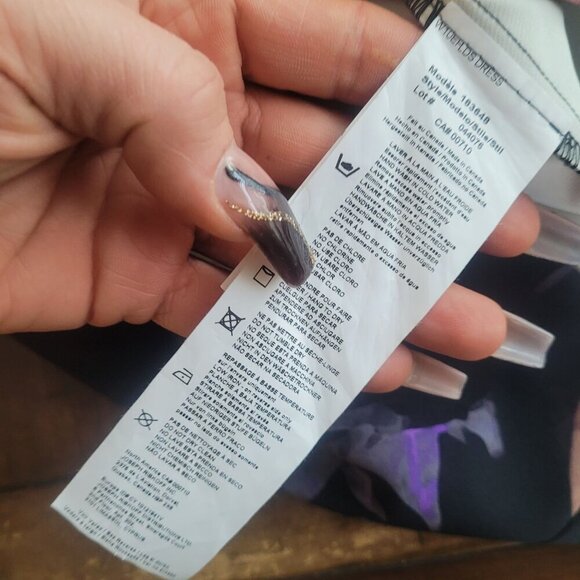 Joseph Ribkoff Floral Bell Sleeve Dress Size 10 - Picture 4 of 8